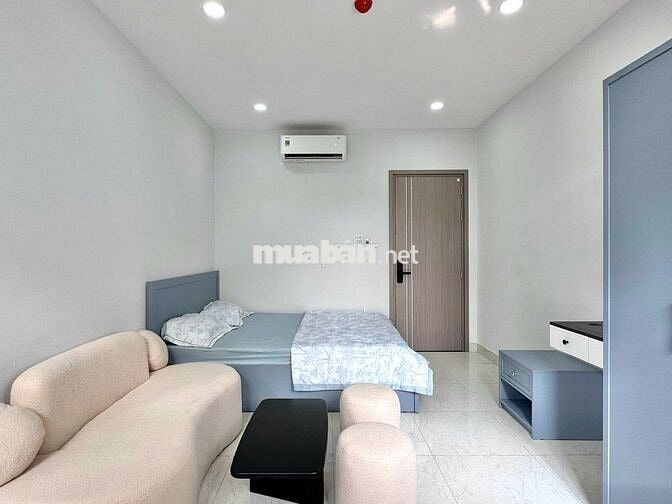 Studio 35m2 Ban công-Nội thất cao cấp-Sát đh Văn Lang chỉ 6 triệu