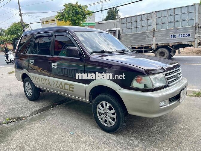 Toyota Zace 2001 Đỏ nâu màu Hiếm