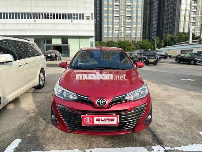 Toyota Vios G 2020 Tự động 83.000 km Đỏ