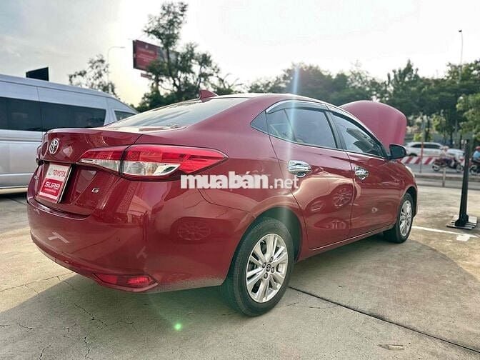 Toyota Vios G 2020 Tự động 83.000 km Đỏ