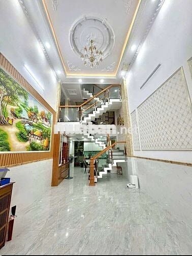 Nhà Mặt Tiền 4x17 1lửng 3lầu 5pn 4wc Sân Thượng 