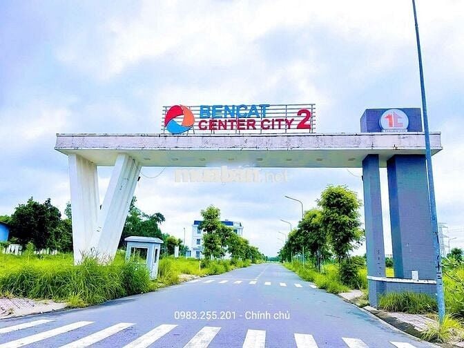 Bán đất nền 100m2 Chính chủ, Khu đô thị Bến Cát Center City 2 đang lên