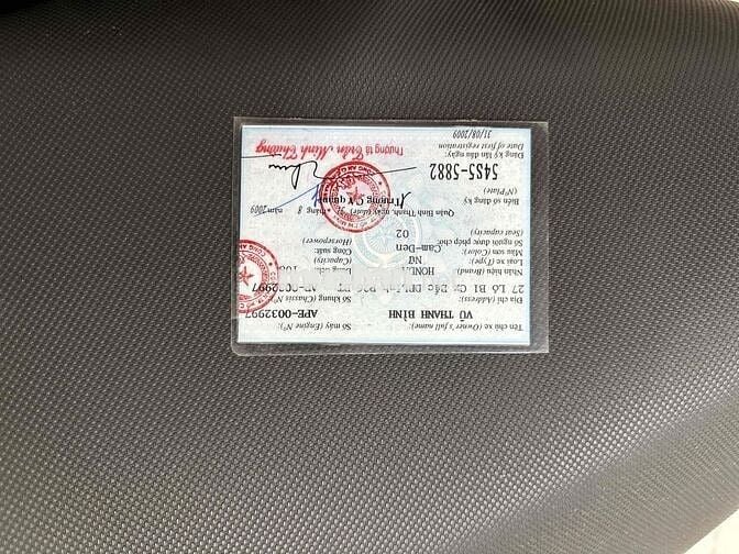 Honda Air Blade Thái Lan Đen cam Smartkey Zin