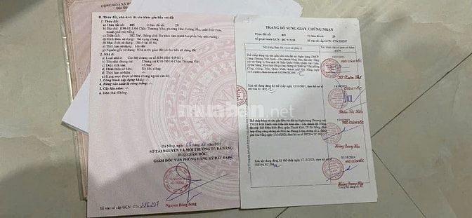 1,6 tỷ./căn.Bán Chung Cư đầu hồi, tầng 3,Sát Chợ Hòa Cường, kiệt 100 C