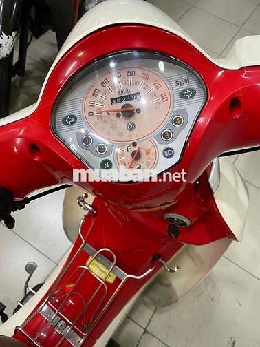 SYM Angela 50cc 2016 Trắng Đỏ