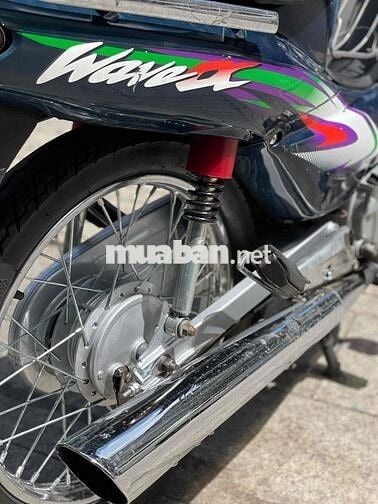 Honda Wave Alpha Xanh vô 4 món china bstp