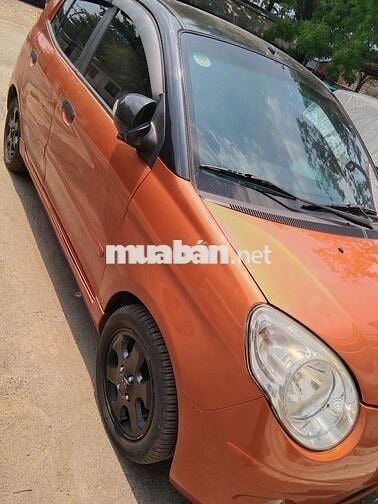 Kia Morning 2008 Số tự động màu Cam
