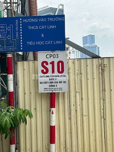 CHO THUÊ CỬA HÀNG 2 TẦNG SỐ 27A CÁT LINH, ĐỐNG ĐA, HÀ NỘI