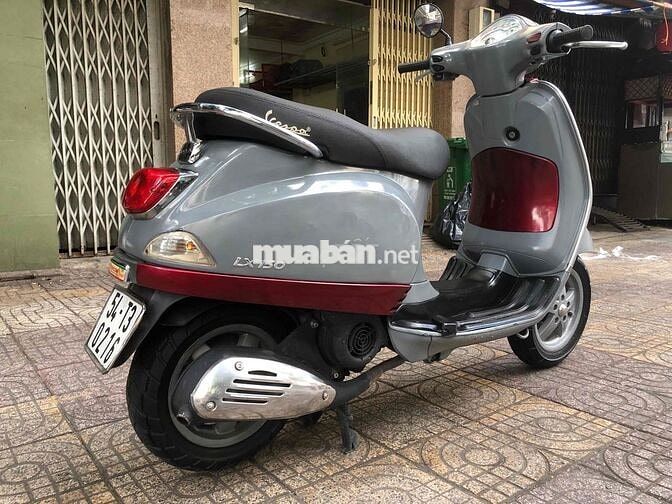 Piaggio Vespa LX150 2009 Xám đỏ