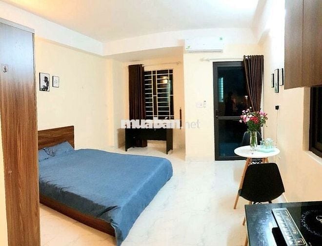 Sale-off: căn studio siêu rộng 30m2 đủ đồ thoáng mát nhiều cửa sổ