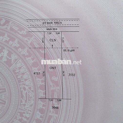 Đất mặt tiền đường 866b gần KCN Long Giang