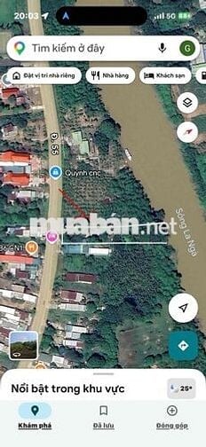 Hot! Đất mặt tiền QL55 cách Đức Mẹ TaPao 500m