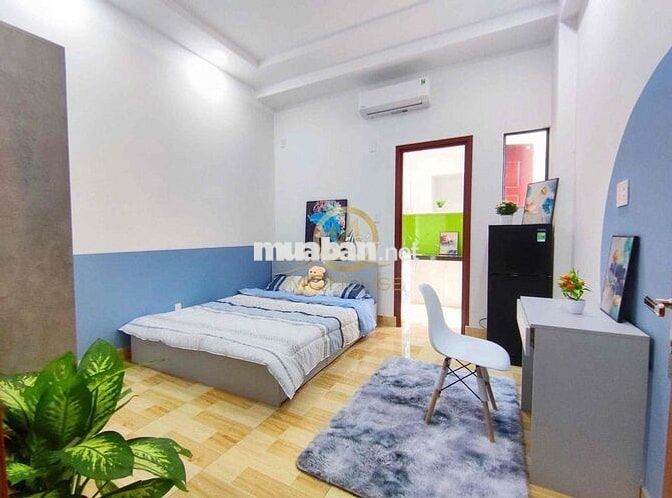 1 PHÒNG NGỦ TÁCH BẾP - THANG MÁY BẢO VỆ - FULL NT