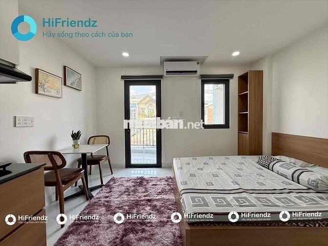 CHO THUÊ PHÒNG STUDIO NHÌU NỘI THẤT BAN CÔNG NGAY NGÃ TƯ BẢY HIỀN