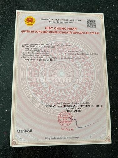 🔥 BÁN GẤP 1.682M² ĐẤT SẠCH CÁCH ĐT 830 CHỈ 100M - ĐÓN ĐẦU SIÊU DỰ ÁN 