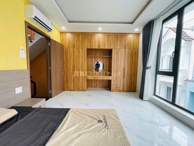 Nhà 8x9m 1 trệt 3 lầu 4PN 5WC góc 2 mặt HXH LK 8-9 . Giá 6.97 tỷ