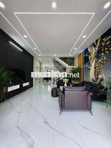 Hạ Giá Bán Nhà 1 Trệt 2 Lầu Đẹp, MT Nhựa 13m Cách Chợ Hóc Môn 500m.