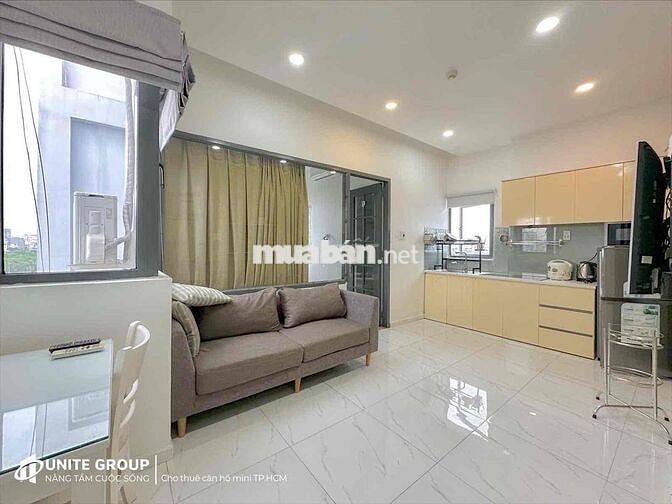Cho thuê căn hộ 1PN tách bếp - Thang máy siêu thoáng Dương Bá Trạc Q8
