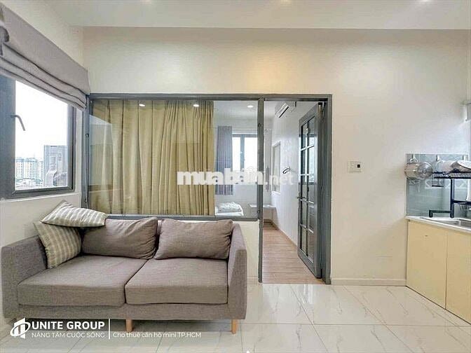 Cho thuê căn hộ 1PN tách bếp - Thang máy siêu thoáng Dương Bá Trạc Q8