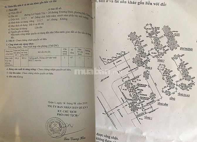 Bán tòa nhà góc 2MT Lê Thánh Tôn Q1, hầm 7 tầng, 28 phòng, 116m²