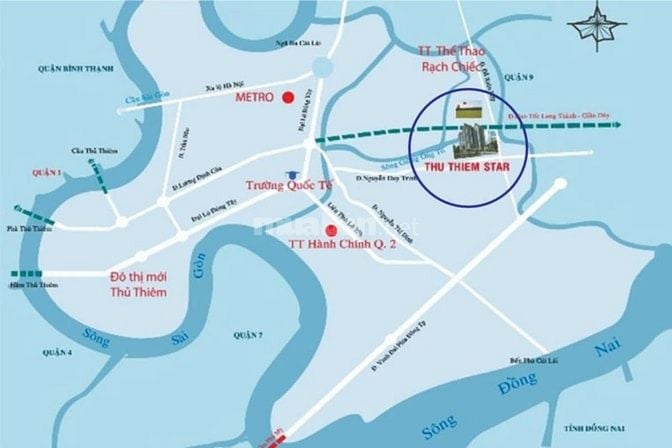 CHÍNH CHỦ CHO THUÊ SHOPHOUSE THỦ THIÊM STAR - 3 MẶT TIỀN