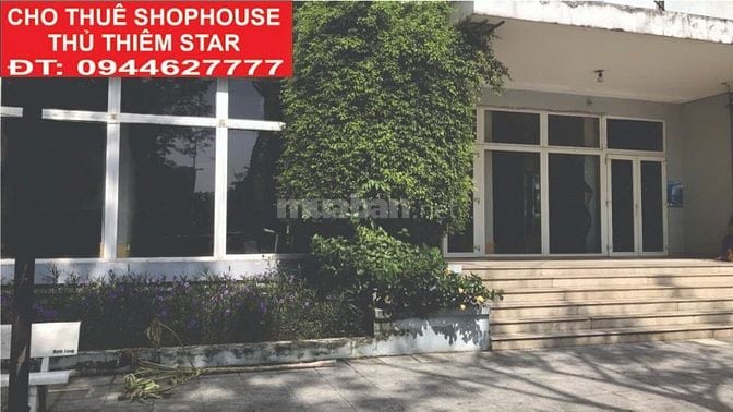 CHÍNH CHỦ CHO THUÊ SHOPHOUSE THỦ THIÊM STAR - 3 MẶT TIỀN