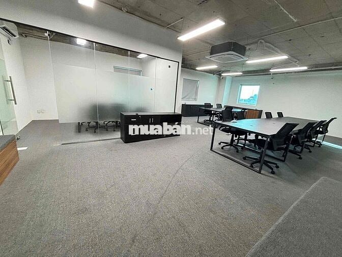 Cho thuê VP Nguyễn Trãi Q5, 75m2, full nội thất, ngăn sẵn phòng họp