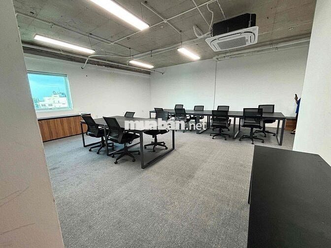 Cho thuê VP Nguyễn Trãi Q5, 75m2, full nội thất, ngăn sẵn phòng họp