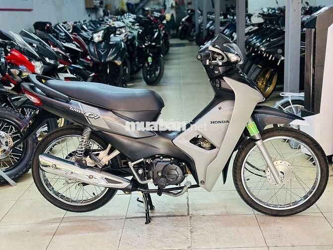 XE MÁY THỊNH PHÁT- WAVE A 110 TRẮNG XÁM CỔ ĐIỂN