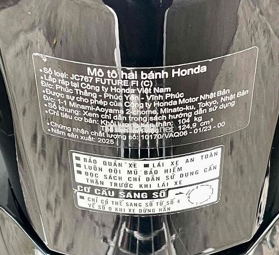 Honda Future LED 125/2025 odo 13k bao kí giây