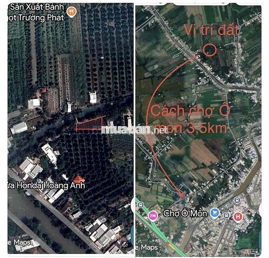 Chính chủ cần bán 600m2 chỉ 270tr MT 32m Tại Thới An, Ô Môn
