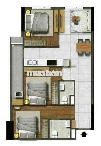 Chính chủ bán nhanh căn 3PN1WC Marina Tower Bình Dương