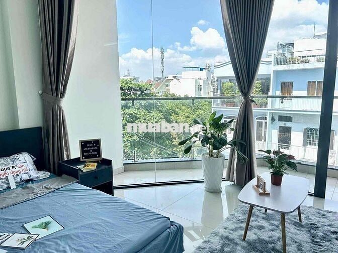 Cho thuê căn hộ 1PN ban công siêu thoáng gần Hàng Xanh, chợ Bà Chiểu