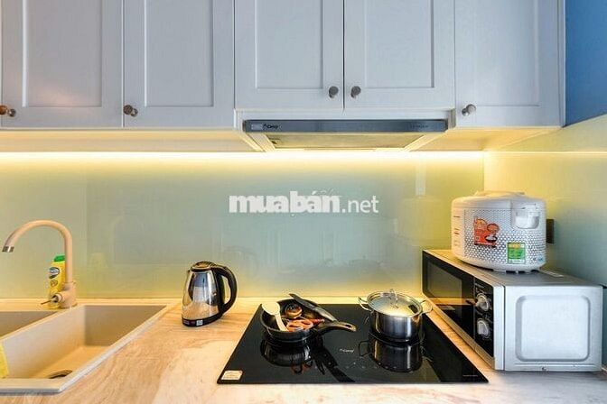 Cho thuê SaiGon Royal quận 4 view Bitexco/ ban công 43m2 chỉ 15tr 