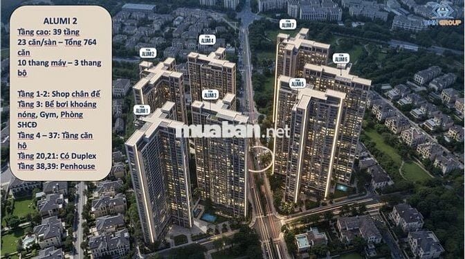 Căn hộ đắt giá ven sông Hồng. Sở hữu căn Studio với tổng giá từ 2 tỷ