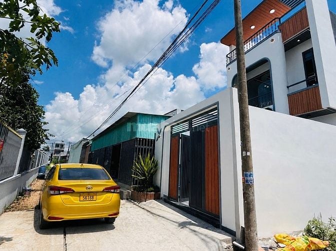 Bán nhà giá rẻ sổ hồng riêng 5x22m đúc kiên cố 1 lầu 