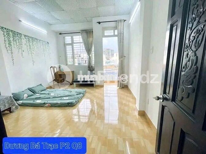 Nhà Dương Bá Trạc P.2 Q8 - 2 MẶT HẺM, CÁCH ĐƯỜNG CHÍNH 200m