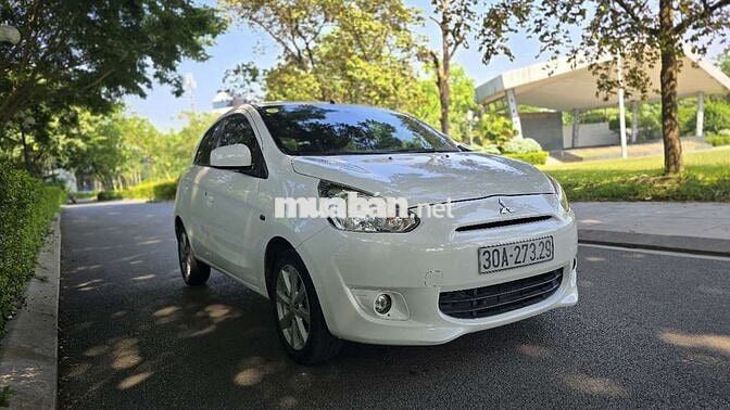 Mitsubishi Mirage AT 2014 16 vạn km Trắng