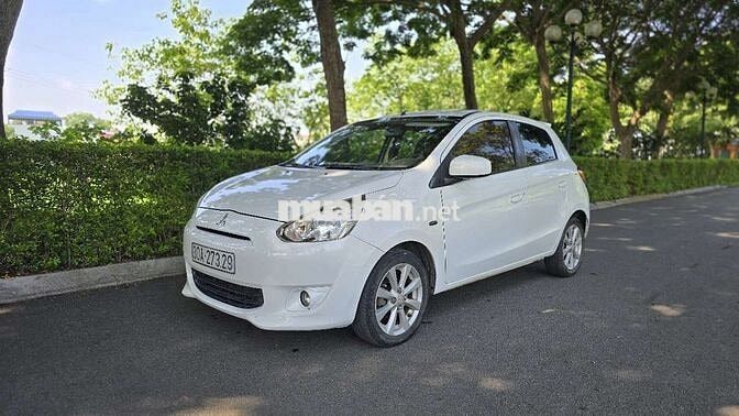 Mitsubishi Mirage AT 2014 16 vạn km Trắng