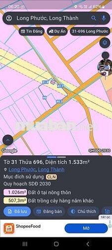 CHO THUÊ NHÀ  + 1600M2 ĐẤT 2 MẶT TIỀN, NGAY CỔNG CHÍNH  SB LONG THÀNH