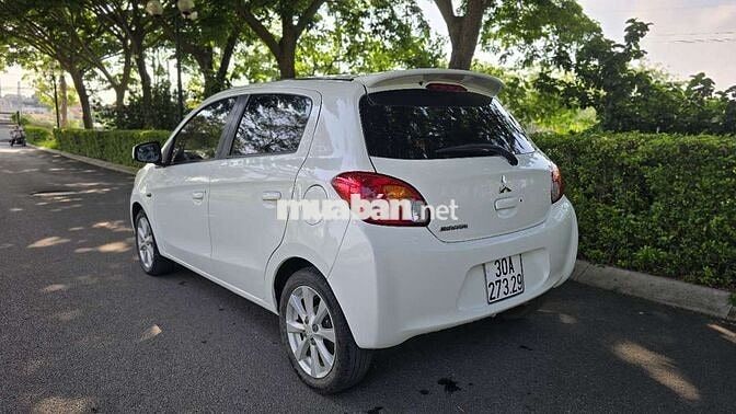 Mitsubishi Mirage AT 2014 16 vạn km Trắng