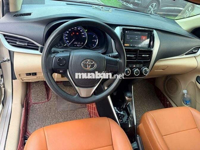 Toyota Vios E 2018 Vàng cát 68.000 km