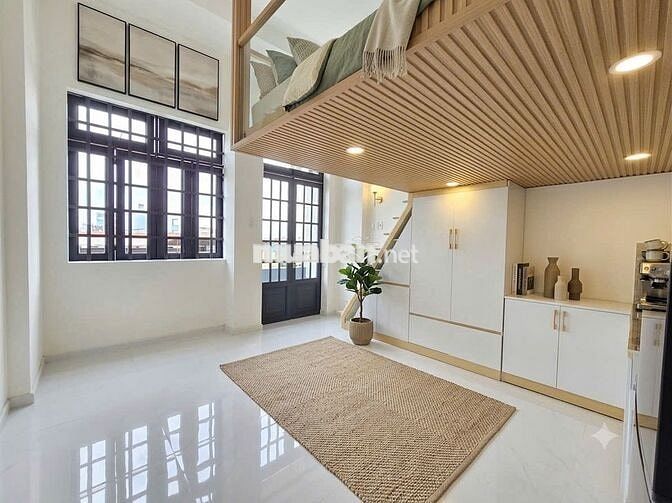 Cho thuê phòng căn hộ dịch vụ Full Nội Thất  - có gác lửng