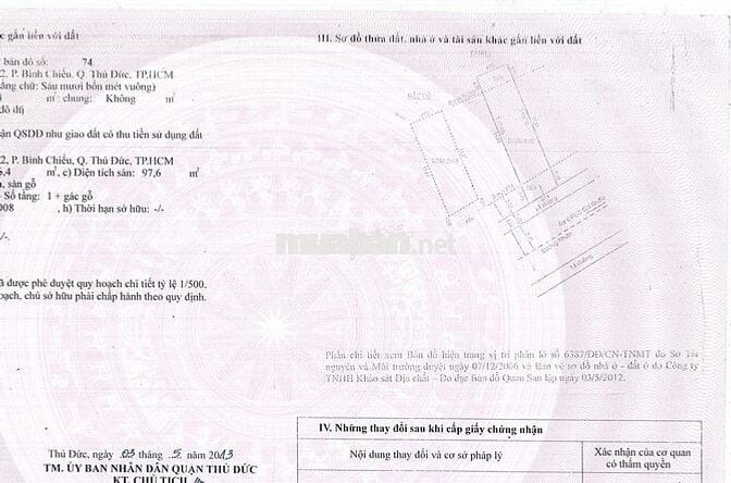 BÁN NHÀ GẦN CHỢ ĐẦU MỐI THỦ ĐỨC