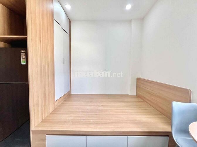 STUDIO FULL NỘI THẤT, BAN CÔNG HOẶC CỬA SỔ TRỜI MỚI 100%, FREE XE, ĐẸP