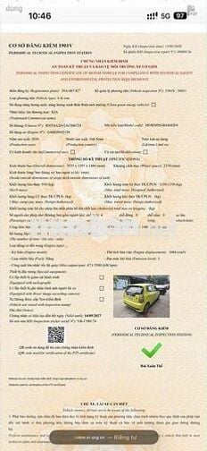 Kia Morning 2011 Vàng Xăng 4 chỗ Việt Nam