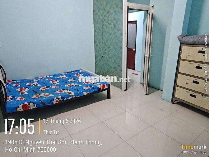 PHÒNG TRỌ GẦN IUH - ĐỐI DIỆN CHỢ GÒ VẤP