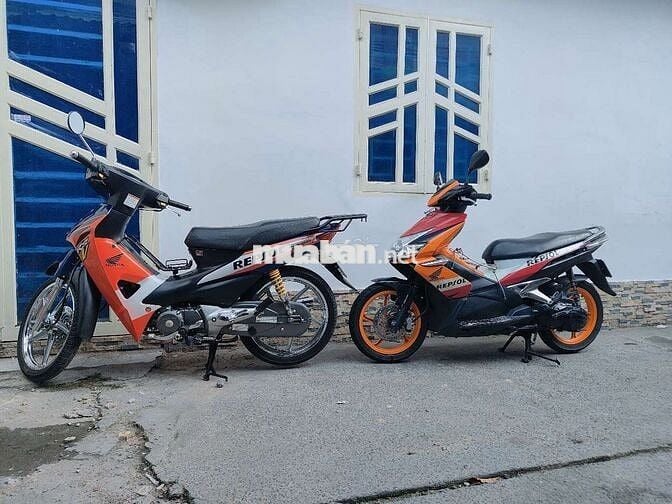 Honda Air Blade Repsol 2008 Đỏ cam đen