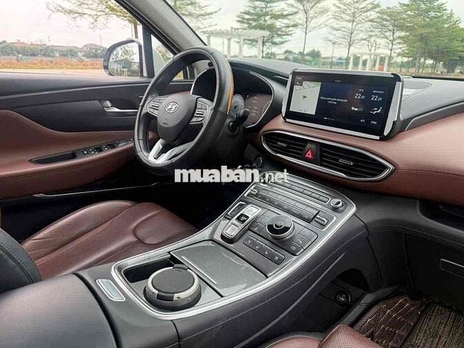 Hyundai Santafe 2022 full xăng 36.000km Trắng