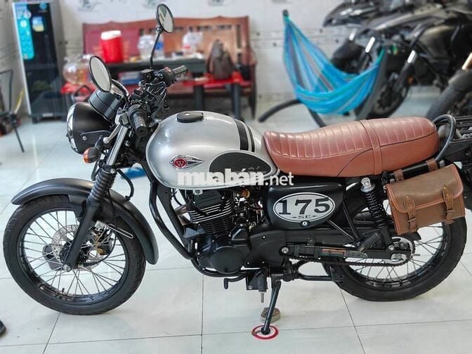 Kawasaki W175 2019 Bạc Zin êm Keng